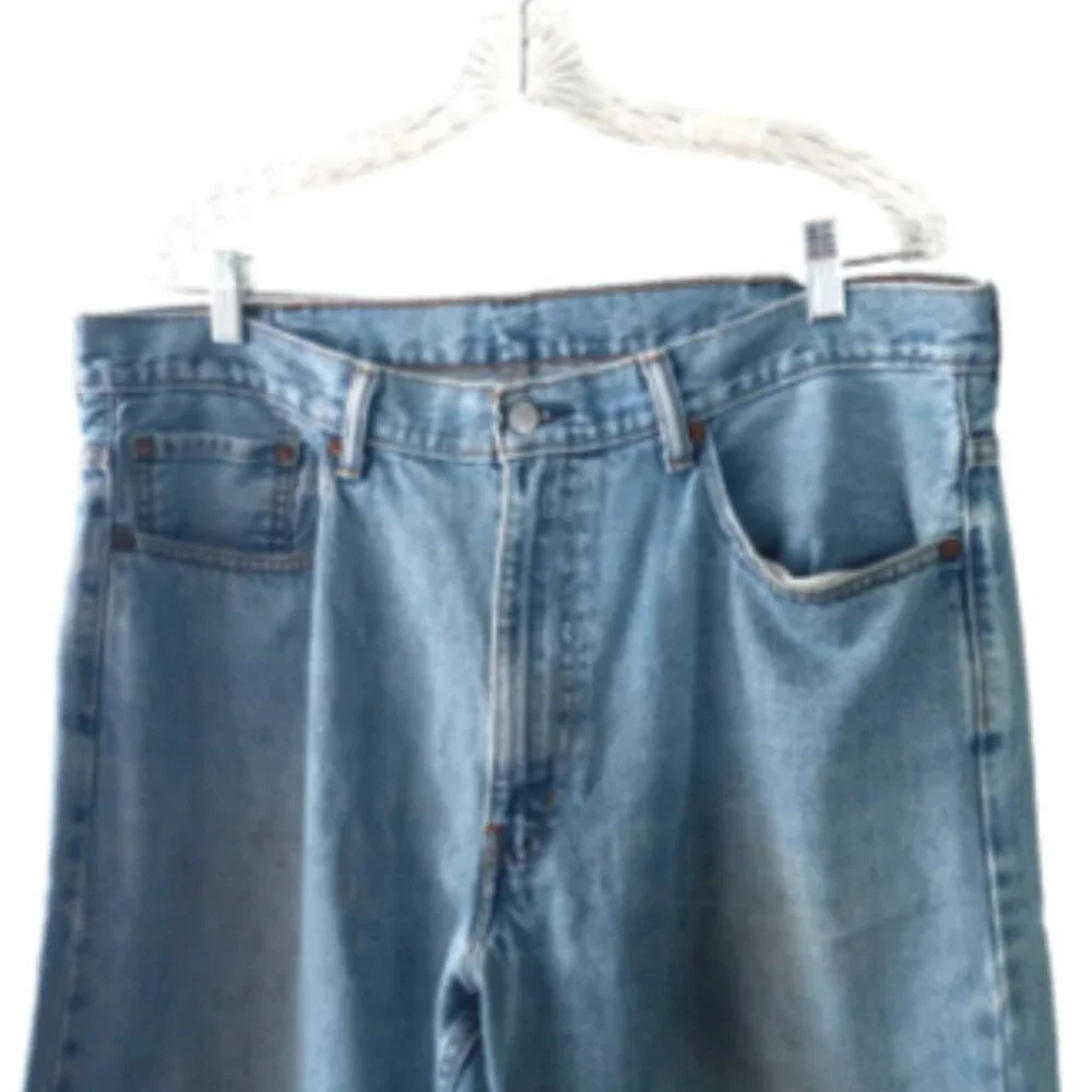 Levi’s 550 Jeans Men 38x30 Relaxed Fit Straight Leg Medium Wash Denim